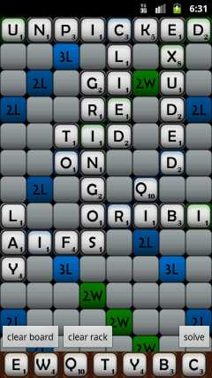 filled board